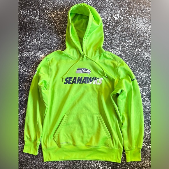 Nike Therma-Fit Seattle Seahawks NFL Hoodie Size Large - Picture 1 of 3